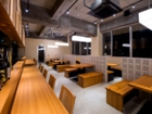 LSD design co., ltd.Yushinmi,2014,izakaya,Okinawa, Japan,Interior design,ornamental block, Okinawan Food, concrete floor ,simple, partitionwood, counter