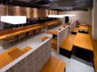 LSD design co., ltd.Yushinmi,2014,izakaya,Okinawa, Japan,Interior design,ornamental block, Okinawan Food, concrete floor ,simple, partitionwood, counter