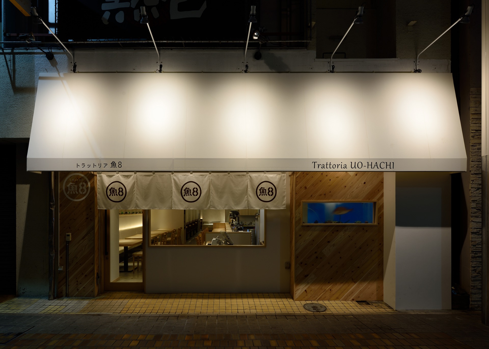 トラットリアUO８_店舗設計_沖縄_内装デザイン_店舗デザイン_宮古島_商業施設_ホテルデザイン_設計施工